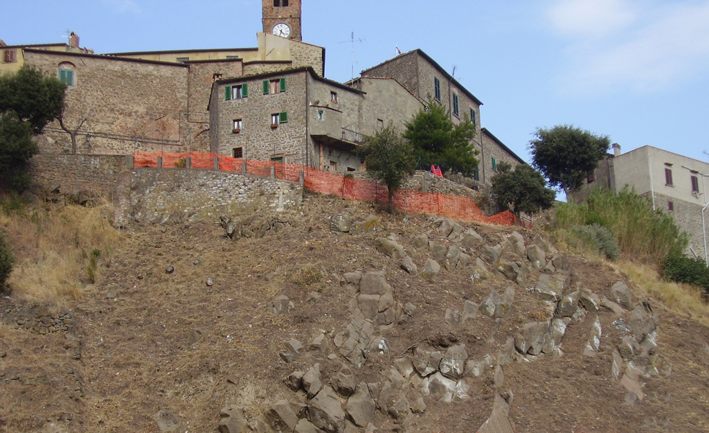 Vista zona 1 dopo le operazioni di pulizia