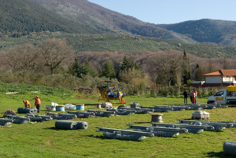 Pianificazione delle operazioni e preparazione del materiale da elitrasportare