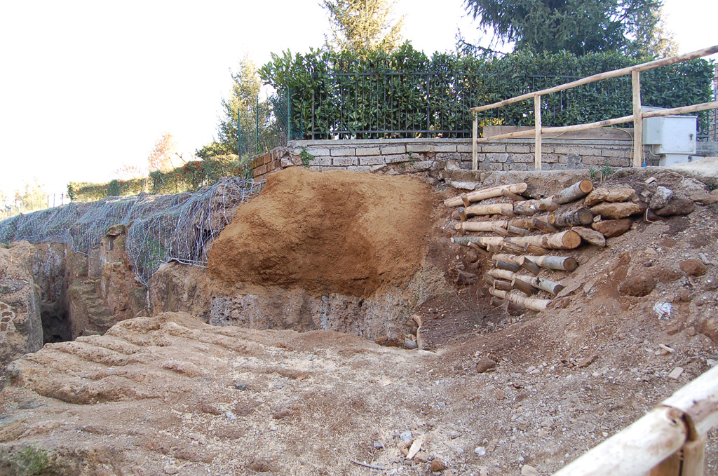 Realizzazione spritz-beton nella zona priva di vegetazione