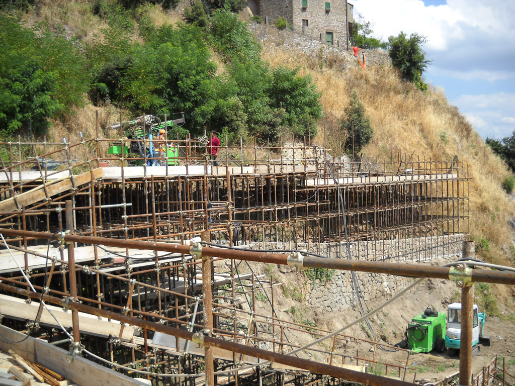 Preparazione della attrezzatura per la perforazione