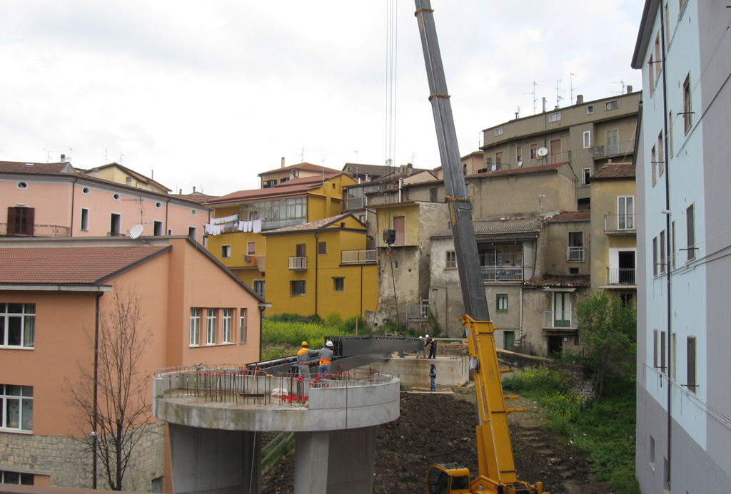 Posizionamento delle travi REP