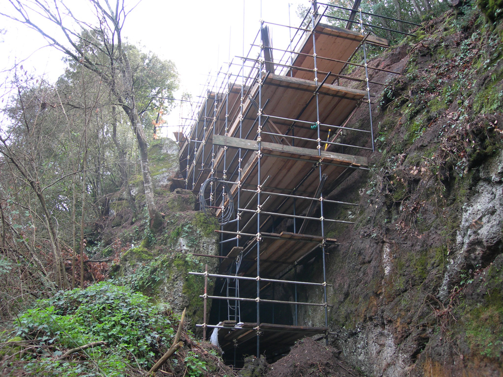 Zona di uscita dalla tagliata